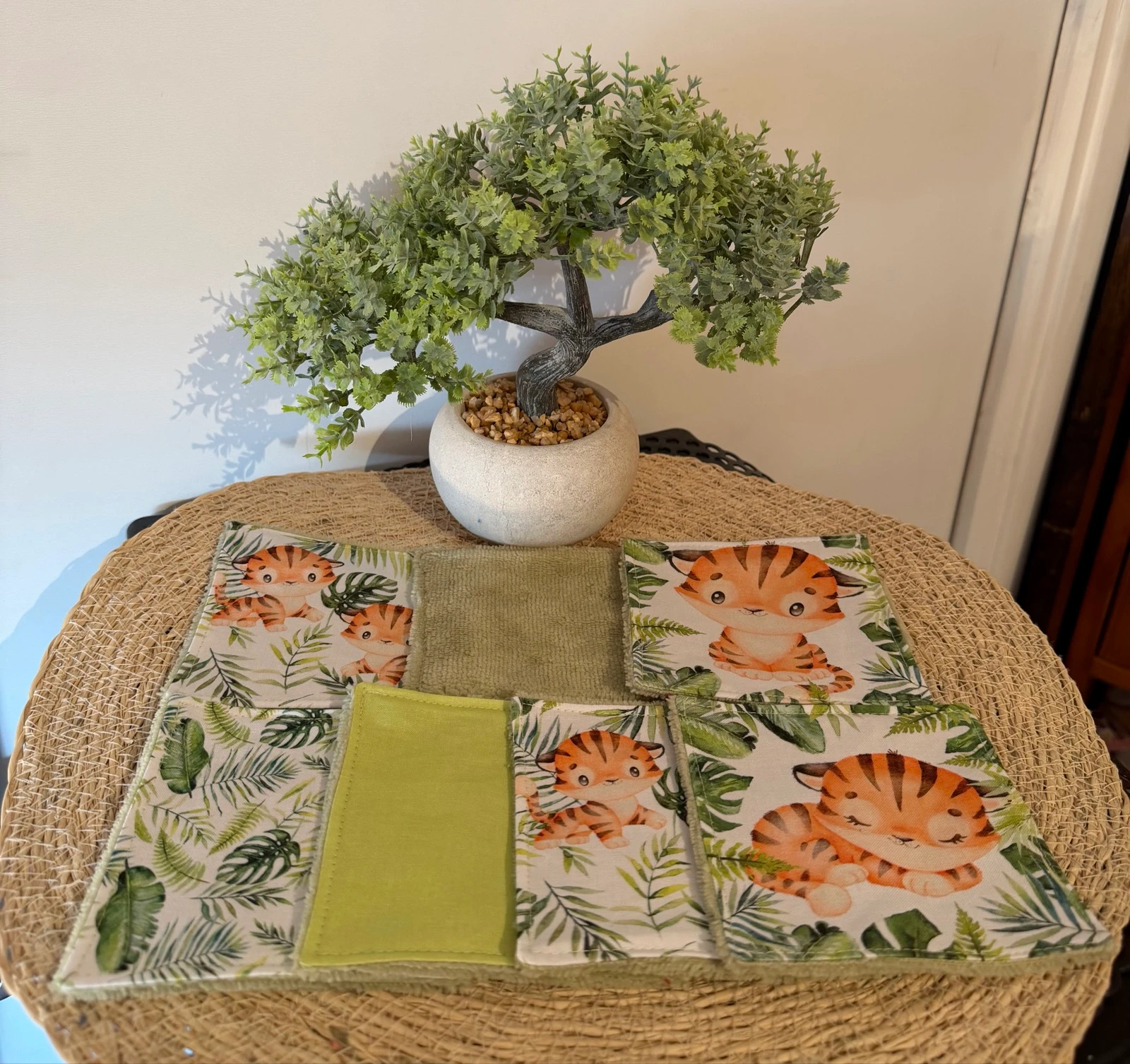 Lingettes bébé tigre 